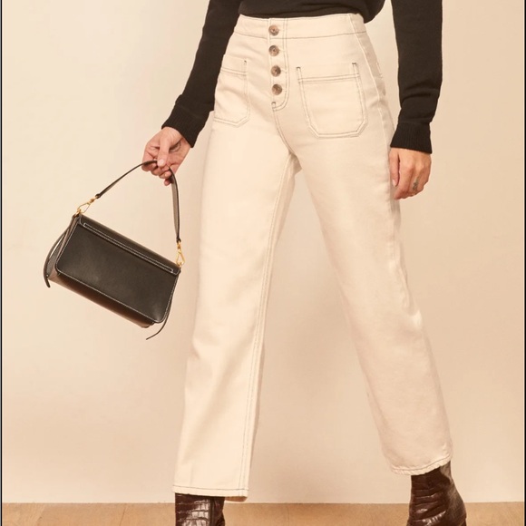 Reformation Eloise High Rise Wide Leg Jeans - Main Image